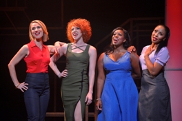 2_Carly Thomas Smith, Adrianna Rose Lyons, Monique L. Midgette and Kyra Little Da Costa in Smokey Joe's Cafe. Photo by Kevin Berne